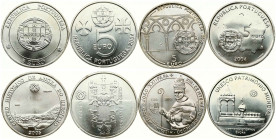 Portugal Commemorative 5 Euro 2004-2005 Lot of 4 Coins