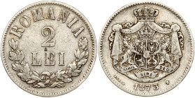 Romania 2 Lei 1873