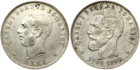 Romania 5 Lei 1906 40 Years of Reign