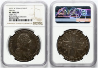 Rouble 1725 NGC VF DETAILS Budanitsky Collection