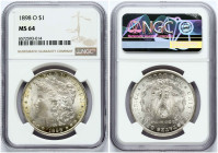 USA Morgan Dollar 1898 O NGC MS 64