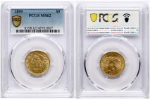 USA 5 Dollars 1899 PCGS MS 62