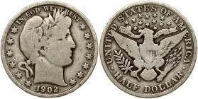 USA 1/2 Dollar 1902 'Barber Half Dollar'