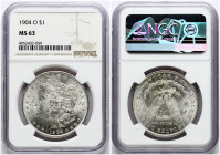 USA Morgan Dollar 1904 O NGC MS 63