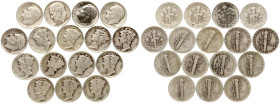 USA Dime 1920-1969 Lot of 16 coins