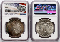 USA Morgan Dollar 1921 NGC MS 62