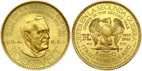 Venezuela Gold Medal 1957 Roosevelt