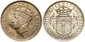 Zimbabwe Southern Rhodesia 1/2 Crown 1937