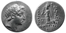 KINGS of CAPPADOCIA, Ariarathes VII. 115/4 BC. AR Drachm