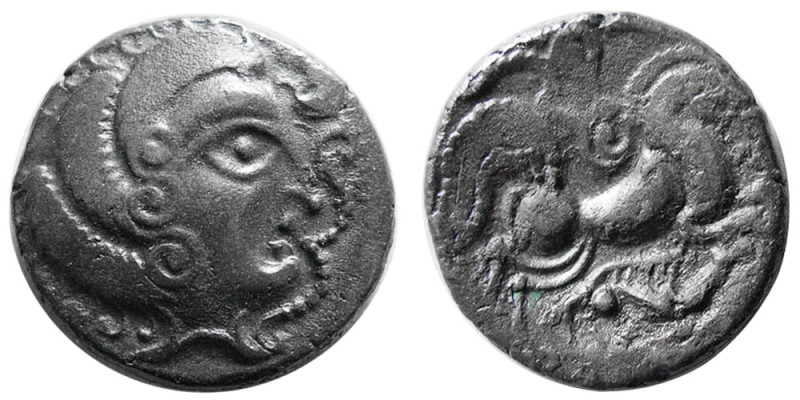 CELTIC, Britain Arnorican. Corosolites. 75-50 BC. AR Stater (6.55 gm; 20 mm). St...