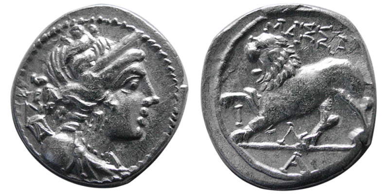 GAUL, Massalia, Circa 125-90 BC. AR Drachm (2.75 gm; 17 mm). Diademed and draped...