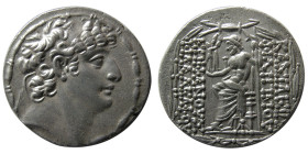 SELEUKID KINGS, Philip I Philadelphos. 93-75 BC. AR Tetradrachm