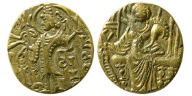 INDIA, Late Kushan, Kidarites, after 400 AD. Gold Dinar