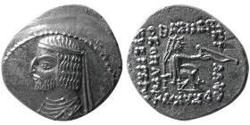 KINGS of PARTHIA. Arsakes XVI (78/7-62/1 BC). AR Drachm