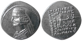 KINGS of PARTHIA, Mithradates IV. 58/7-55 BC. AR Drachm