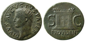 ROMAN EMPIRE; Divus Augustus, 22-30 AD. Æ As.
