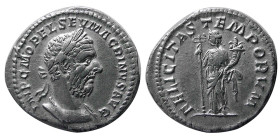 ROMAN EMPIRE-Macrinus, 217-218. AR Denarius