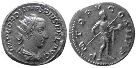 ROMAN EMPIRE; Gordian III, 238-244 AD. AR Antoninianus.