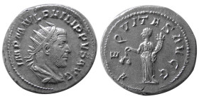 ROMAN EMPIRE; Philip, the Arab. AD 244-247. AR Antoninianus