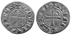 THE CRUSADERS, Bohemond IV. 1202-1232 AD. AR Denier