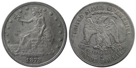 UNITED STATES; 1878-S. Early Classic Trade  Dollar.