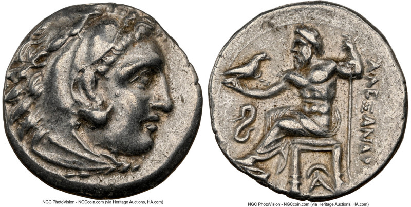 MACEDONIAN KINGDOM. Alexander III the Great (336-323 BC). AR drachm (17mm, 4.25 ...