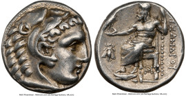 MACEDONIAN KINGDOM. Alexander III the Great (336-323 BC). AR drachm (15mm, 12h). NGC XF. Lifetime issue of Sardes, ca. 325-323 BC. Head of Heracles ri...