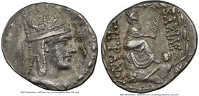 ARMENIAN KINGDOM. Tigranes II the Great (95-56 BC). AR tetradrachm (29mm, 16.15 gm, 1h). NGC XF 4/5 - 3/5. Tigranocerta, ca. 80-68 BC. Diademed and dr...