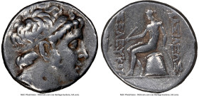 SELEUCID KINGDOM. Seleucus III Ceraunus (226/5-222 BC). AR tetradrachm (26mm, 1h). NGC Choice Fine. Antioch on the Orontes. Diademed head of Seleucus ...