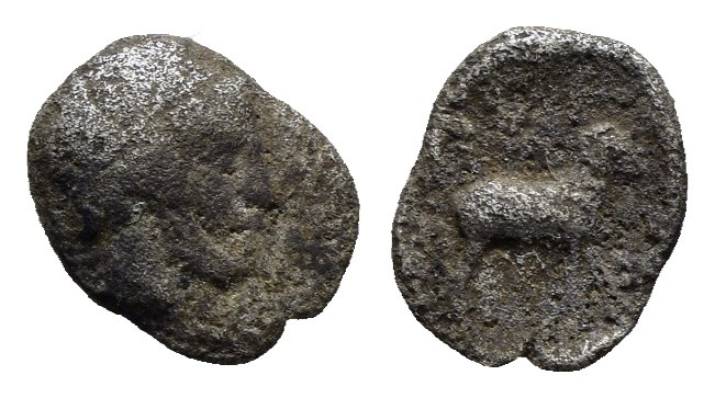THRACE. Ainos. Obol (Late 5th century BC). ( 0.47 g / 8.6 mm ).