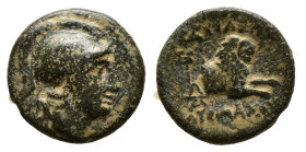 KINGS OF THRACE (Macedonian). Lysimachos (305-281 BC). Ae. ( 2.64 g. / 14.0 mm ).