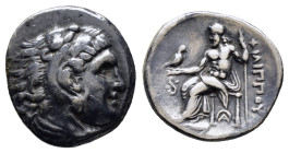 KINGS OF MACEDON. Philip III Arrhidaios (323-317 BC). Drachm. ( 4.22 g. / 18.0 mm ).