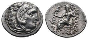 KINGS OF MACEDON. Alexander III 'the Great' (336-323 BC). Drachm. Kolophon. ( 4.34 g. / 19.7 mm ).