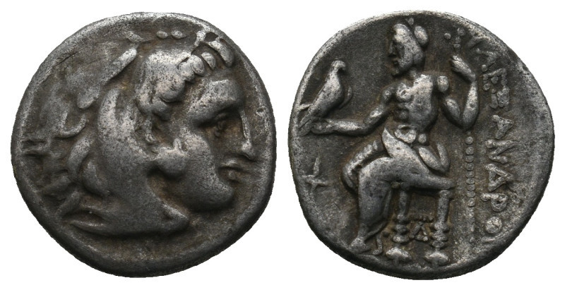KINGS OF MACEDON. Alexander III 'the Great' (Circa 336-323 BC). Drachm. ( 4 g. /...