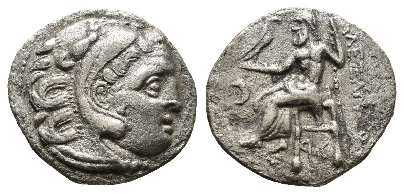 KINGS OF MACEDON. Alexander III 'the Great' (Circa 336-323 BC). Drachm. ( 3.76 g...