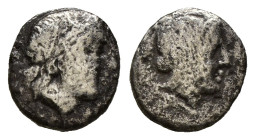 LESBOS. Mytilene. Diobol. Circa 400-350 BC. ( 1.22 g. / 10.7 mm ).