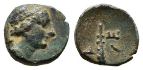 GREEK. Uncertain. ( 4th-3th Century BC ). Ae. ( 1.33 g. / 11.9 mm ).