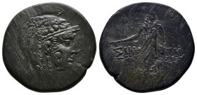 PAPHLAGONIA. Sinope. Struck under Mithradates VI Eupator (Circa 105-90 or 90-85 BC). Ae. ( 17.15 g. / 31 mm ).
