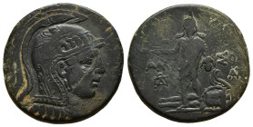 PONTOS. Amisos. Time of Mithradates VI Eupator (Circa 105-90 or 90-85 BC). Ae. ( 14.58 g. / 29.4 mm ).