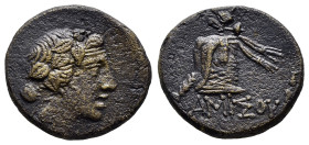 PONTOS. Amisos. Ae. Struck under Mithradates VI (Circa 100-95 or 90-80 BC). ( 7.43 g. / 21.1 mm ).