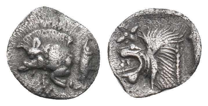 MYSIA. Kyzikos. Hemiobol (Circa 450-400 BC). ( 0.36 g. / 9.1 mm ).