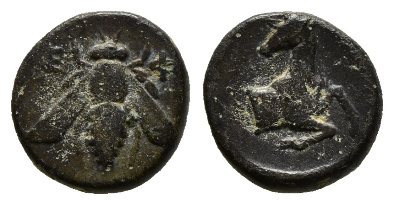 IONIA. Ephesos. Ae (Circa 390-380 BC). ( 1.70 g. / 11.6 mm ).