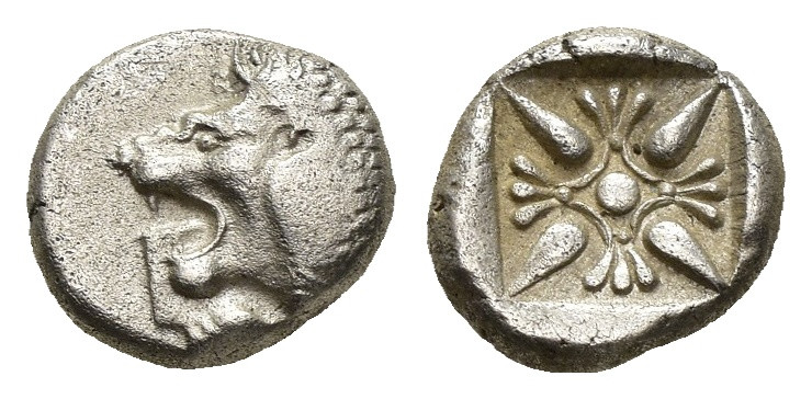 IONIA. Miletos. Diobol (Late 6th-early 5th century BC). ( 1.15 g. / 9.5 mm ).