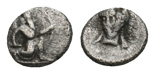 CILICIA. Uncertain. Obol ( Circa 350 BC ). ( 0.27 g. / 6.4 mm ).