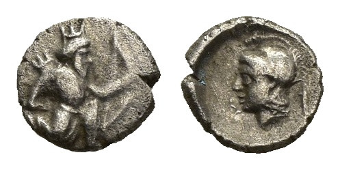 PERSIA. Achaemenid Empire. Uncertain mint in Cilicia, (4th century BC). AR Tetar...