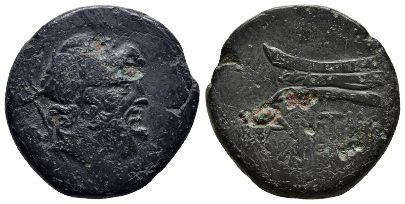 CIMMERIAN BOSPOROS. Pantikapaion. Ae (Circa 250-200 BC). ( 18.57 g. / 28.6 mm ).