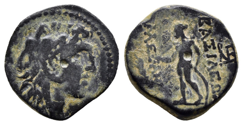 SELEUKID KINGDOM. Alexander I Balas (152-145 BC). Ae. ( 5.11 g. / 18.2 mm ).