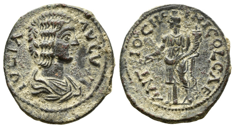 PISIDIA. Antioch. Julia Domna (Augusta, 193-217). Ae. ( 7.30 g. / 24.7 mm ).