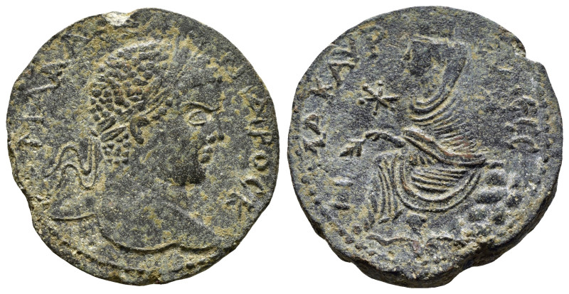 MESOPOTAMIA. Edessa. Caracalla (198-217). Ae. ( 21.39 g. / 31.6 mm ).