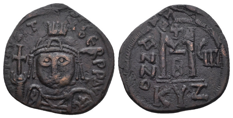 MAURICE TIBERIUS (582-602). Follis. Cyzicus. ( 11.09 g. / 29.3 mm ).